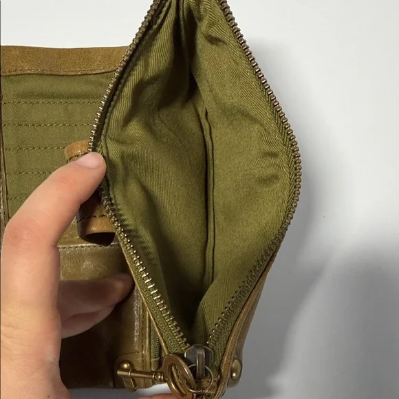 Vintage Fossil Olive Green Soft Leather Wallet - Picture 10 of 15